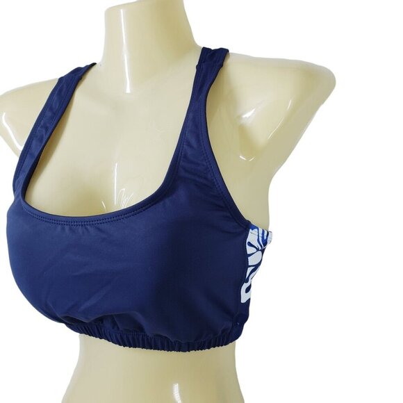 New Private Island Hawaii UPF 50+ Swim Tank Bra Women's Size Small‎ NWT Blue - Picture 3 of 12